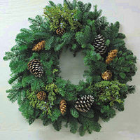 Fresh Rustic Holiday Wreath