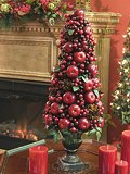 Red Apple Holiday Topiary