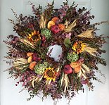 24" Fruitful Harvest Wreath