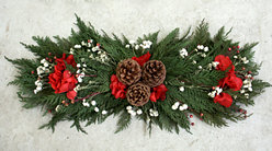 24"Holiday Red Centerpiece