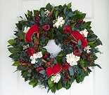 22"Cinnamon,Pomegranate & Rose Wreath