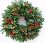 25" Jolly Christmas Wreath