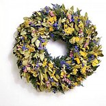 Sweet Myrtle Wildflower Wreath