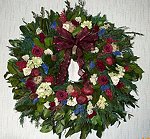 22"Pomegranate and Roses
