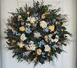 22"Susie's Summer Garden Wreath