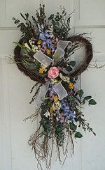 Twiggy Rose Heart