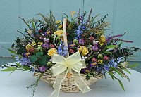 Wildflowers and Roses Basket
