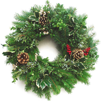 20"Oregon Coastal Holiday Wreath