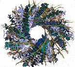 The Blues Eucalyptus Wreath