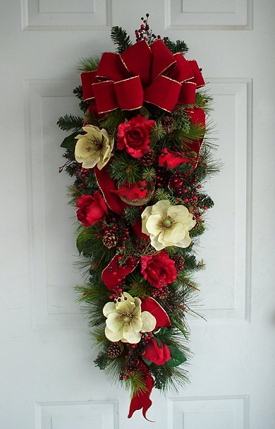 Cardinal Holiday Swag