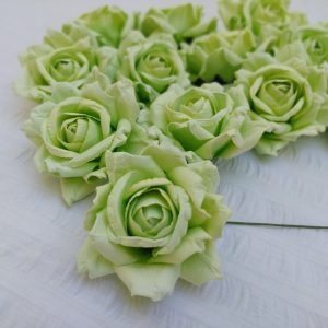 Light Green Paper Roses
