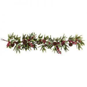 54” Holly Berry Garland