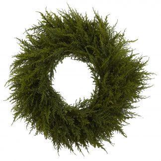 Artificial Cedar Wreath